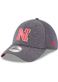 New Era Nebraska Cornhuskers Mens Grey Shaded Luster 39thirty Flex Hat 5907190 Nebraska Cornhuskers New Era Logo New Era Cap