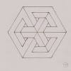 Set of black and white backgrounds with abstract geometric ornaments. 1