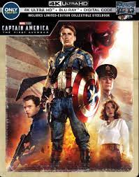 Captain America The First Avenger 4k Blu Ray Captain America Avengers Avengers Movies