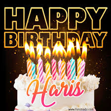Get a cool happy birthday cake with name. Happy Birthday Haris Gifs Download Original Images On Funimada Com