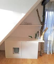 Katzenklo Verstecken Katzen Klo Unterschrank Katzenklo