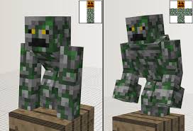 To make a moss stone, you will need cobblestones and vines. Mo Golems Mossy Cobblestone Golem By Absolutezero731 On Deviantart