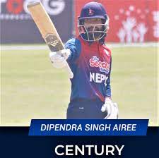 With Dipendra's first century, Nepal sets a target of 279 runs against PNG « Khabarhub