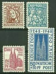 Zu dieser zeit gab die deutsche bundespost eine briefmarke (mi.nr. Briefmarken Sammeln In Deutschland