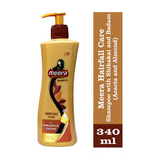 Herbal Natural Meera Hairfall Care Shampoo With Shikakai And Badam - 340ml,  Packaging Type: Bottle