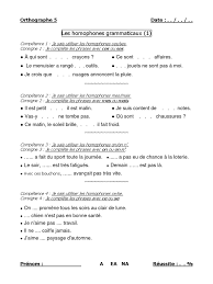 05 Les Homophones Grammaticaux PDF | PDF