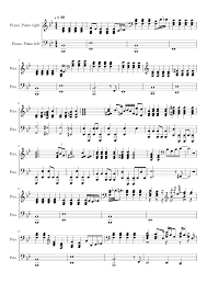 My feet are aching and your back is pretty tired and we've drunk a couple bottles, babe. As The World Caves In Sheet Music For Piano Piano Duo Musescore Com