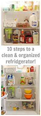 10 Steps To A Clean And Organized Fridge Fridge Organization Kitchen Hacks Organization Cleaning Hacks