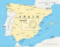 Hier sehen sie die lage von bilbao unterkünften angezeigt nach preis, verfügbarkeit oder bewertung von anderen reisenden. Spanien Karte Leinwandbilder Bilder Almeria Pamplona Bilbao Myloview De