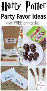 If You Re Hosting A Harry Potter Party Here Are Great Ideas For Favors They Re So Easy And In Harry Potter Party Favors Harry Potter Favors Harry Potter Bday