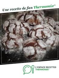 Chocolate Crinkles Craqueles Au Chocolat Recette Recette Thermomix Dessert Recette Chocolat Chaud Livre De Recette Thermomix