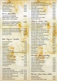 Persian Darbar Menu Menu For Persian Darbar Kurla Central Mumbai Mumbai 101/102 andheri kurla road near airport road metro station, mumbai 400059 india.