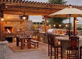 58 Outdoor Kitchen Designs That Look Neat And Comfortable For Outdoor Cooking 1 Outdoor Kitchen Design Backyard Kitchen Outdoor Kitchen