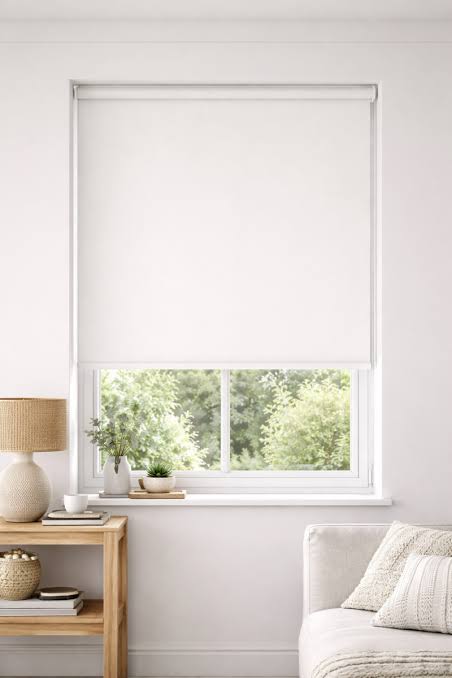 Tailor-made light filtering roller blind, AI generated