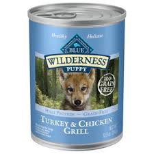 Blue Buffalo Wilderness High Protein Grain Free Natural Puppy Large Breed Dry Dog Food Chicken 20 Lb