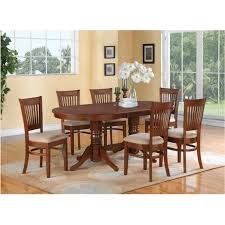 Their latest collection includes everything from dining tables and chairs, china cabinets, sideboards to decorative accessories in wide range of materials, styles and colours to suit all kinds of decor and setting. East West Furniture Vanc7 Esp C Vancouver 7pc Set With Double Pedestal Oval Featured 17 Inch Butte Oval Table Dining Oval Dining Room Table Cheap Dining Tables
