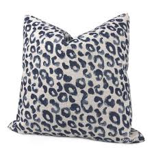 5 out of 5 stars with 1 ratings. Rex Navy Blue Leopard Print Pillow Cover Aloriam