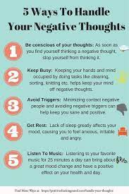 Living And Learning Enrichment Center - Stressful Situations Can Lead To  Negative Thought Patterns. Here Are 5 Ways To Handle Your Negative Thoughts:  1. Be Conscious Of Your Thoughts 2. Keep Busy