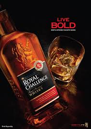 Royal Challenge Whisky Product Campaign 2015 On Behance Whisky Alcohol Dispenser Strong Drinks