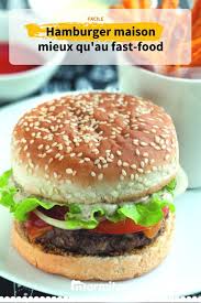 Hamburger Maison Recette Recette Hamburger Maison Recettes Hamburgers Hamburger Maison