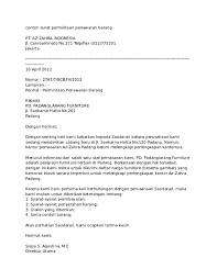 Contoh surat komplain pengaduan barang contoh surat bentuk semi block style. 7 Contoh Surat Penawaran Barang Furniture Dari Pt Dan Kebutuhan Lain