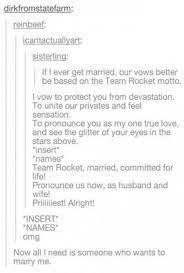 15 Ideas Wedding Vows Funny Humor Awesome For 2019 Funny Wedding Vows Team Rocket Vows