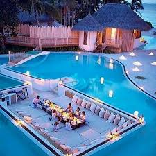 Tag Who You D Go With Below Maldives Pic Via G Travelle Double Tap If You Like It Follow Travelnature Piscine Maison Villa De Reve Maison D Architecture