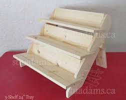 3 Shelf 28 Extra Profundo Ancho Soporte De Pantalla Etsy In 2020 Table Top Display Stand Portable Tabletop Display Table Top Display
