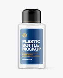 Clear Plastic Bottle Mockup In Bottle Mockups On Yellow Images Object Mockups
