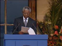 As state president he played a leading role in bringing about democracy in the new south africa. Nelson Mandela Facts Nobelprize Org