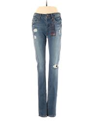 Details About Nwt Cest Toi Women Blue Jeans 3