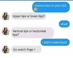 Viral Memes Adda On Instagram Go Watch Pogo If U Don T Understand Follow Laughoutloud Meme Laugho Memes Funny Conversations Dont Understand