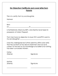 Noc letter format pdf in hindi. No Objection Letter From Parents Fill Out And Sign Printable Pdf Template Signnow