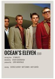 Less than 24 hours into his parole, charismatic thief danny ocean is already rolling out his next plan: Alternative Minimalist Movie Show Polaroid Poster Oceans Eleven Iconic Film Posters Iconicfilmpos In 2021 Movie Posters Iconic Movie Posters Film Posters Vintage