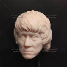 1/12 Scale Jackie Chan Anime Movie Police Story Brave Guy Unpainted Head  Sculpt For 6" Ml Shf Mezco Mafex Body DIY Decoration