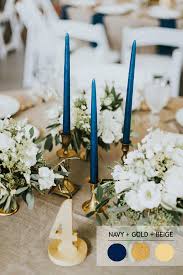 Maybe you would like to learn more about one of these? Navy Blue And Gold Wedding Table Setting Wedding Inspiration