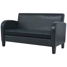 Divano chesterfield a due posti in pelle descrizione: Vidaxl Divano A 2 Posti In Pelle Sintetica Nero Eprice