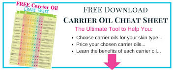 The Best Carrier Oils For The Face Free Printable