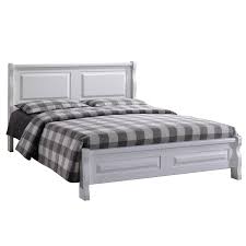 Premium solid wood natural platform bed frame, full size bc6bedco $ 320.99 free shipping add to favorites. Victoria Full Solid Wood Queen Size Bed Frame White Furnituredirect Com My