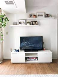Check spelling or type a new query. Floating Shelves Styling Floating Shelves Living Room Shelf Decor Living Room Shelves Above Tv