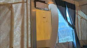 See more ideas about camper, pop up camper, camper air conditioner. Installing A Portable Air Conditioner Into My 91 Coleman Columbia Popup Camper Easy Youtube