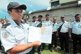 Akta keselamatan sosial pekerjaan sendiri 2017 (akta 789). 48 Pengawal Keselamatan Tak Dibayar Gaji