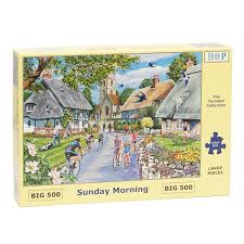 Choose from a variety of big puzzle options with different sizes, number of pieces, and board material. Buy House Of Puzzles Jigsaw Sunday Morning 500 Big Pieces Online At Cherry Lane