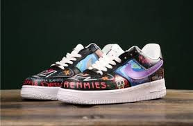 Custom Black And White Air Forces 1 Nike Air Force 1 Low Graffiti Custom Black Muti Nike Air Force Nike Air Nike