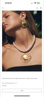 New Zara Charm Necklace with Lobster