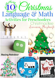 Otherwise, phonetic symbols may not display correctly. 10 Christmas Language And Math Activities For Preschoolers One Time Through