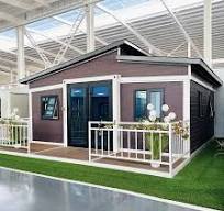 Flat Pack Living Fully Furnished Portable Perfab Home Mobile Modular  Building Tiny One Bedroom Glass Modern Container Hotel