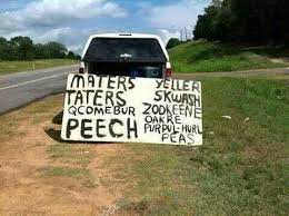 Deep South Farmers Market Sign Funny Meme Pictures Funny Photos Funny Memes