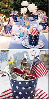 An All American Table Setting Fourth Of July 4th Of July Celebration 4th Of July Party