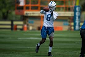 colts training camp notebook first depth chart look offers